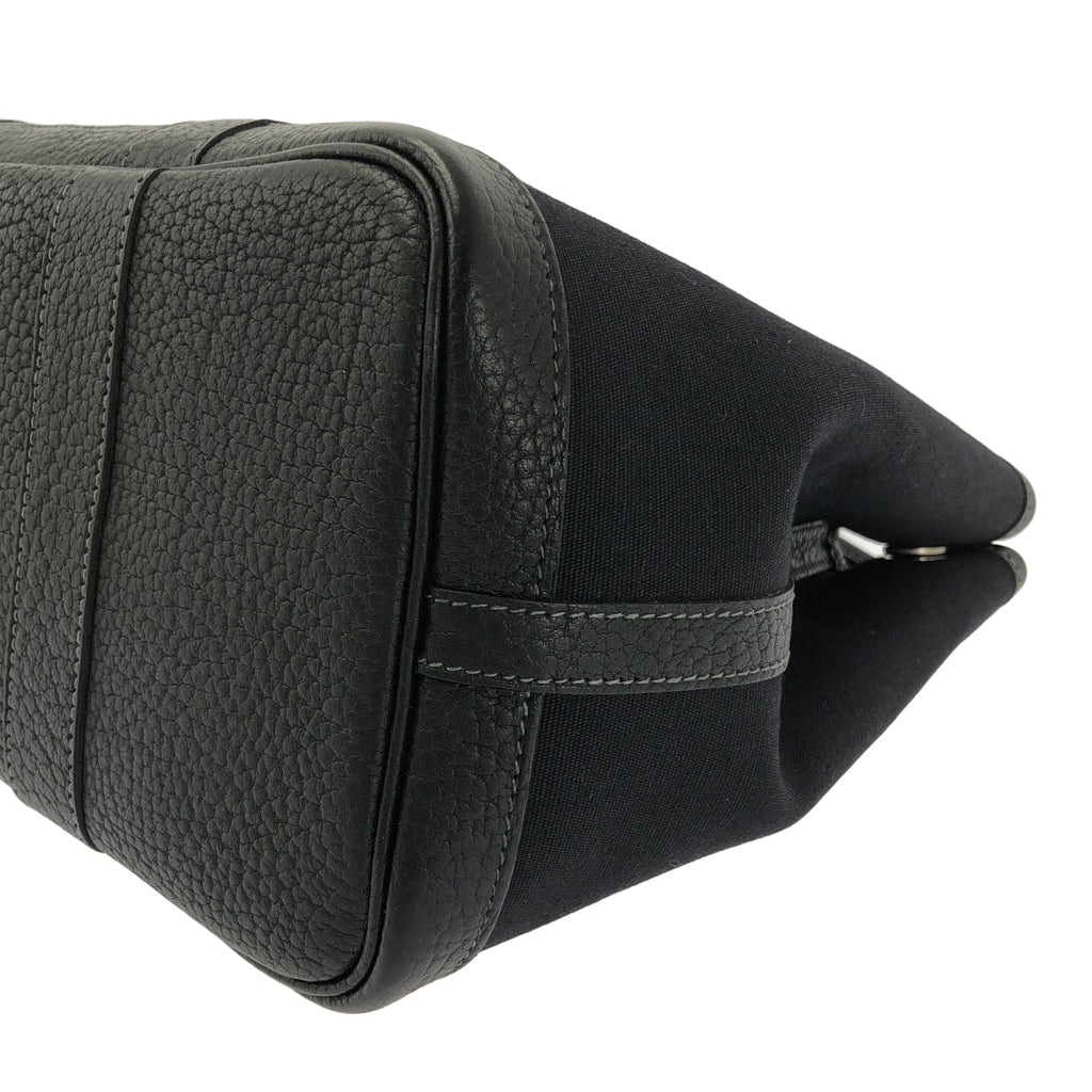 【美品】  HERMES / エルメス | ガーデンパーティ TPMトワルオフィシェ レザー トートバッグ / I刻印 | ブラック | レディース