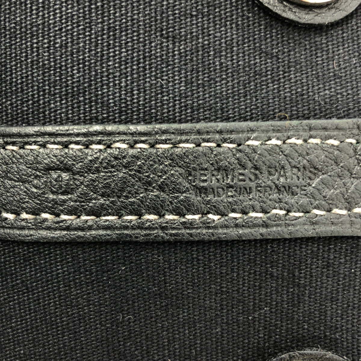 【美品】  HERMES / エルメス | ガーデンパーティ TPMトワルオフィシェ レザー トートバッグ / I刻印 | ブラック | レディース