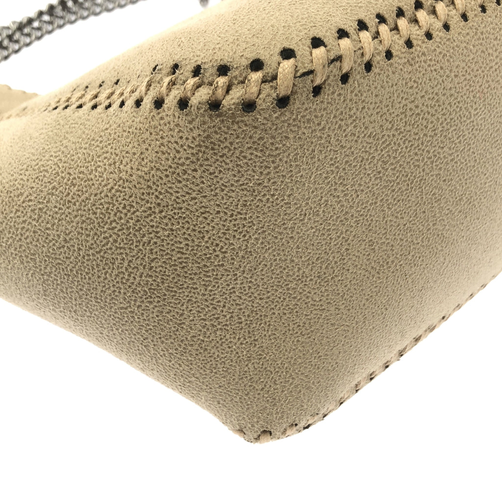 【美品】  STELLA McCARTNEY / ステラマッカートニー | MINI TOTE BAG SHAGGY ファラベラ ミニ チェーンハンドル トートバッグ | ベージュ | レディース