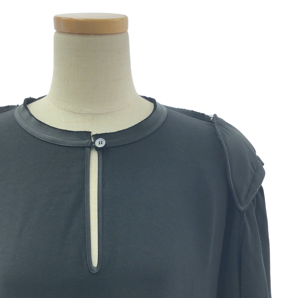 MM6 Maison Margiela | 2021AW | 內外翻領人造絲長袖洋裝 | 38 | 女款