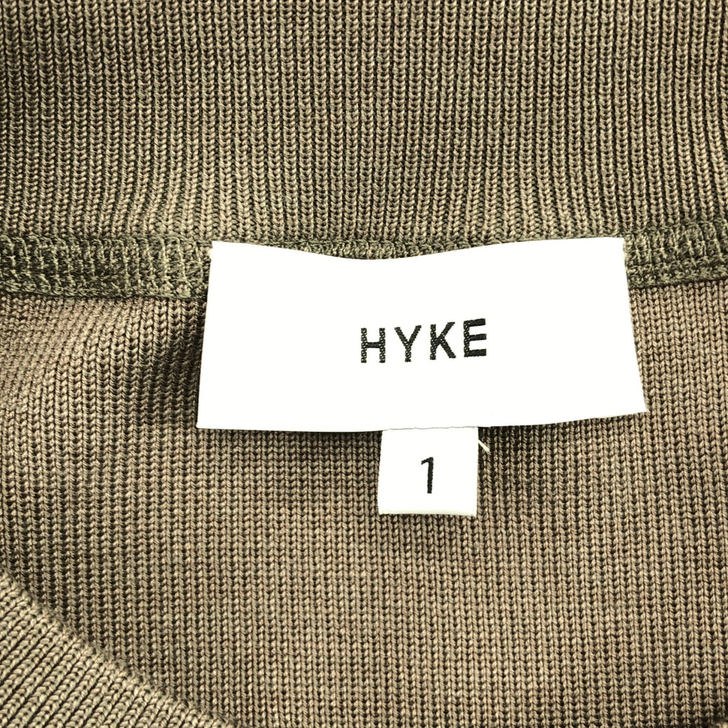 HYKE / 하이크 | CREWNECK SWEATER 실크 혼합 크루넥 니트 | 1 | 여성