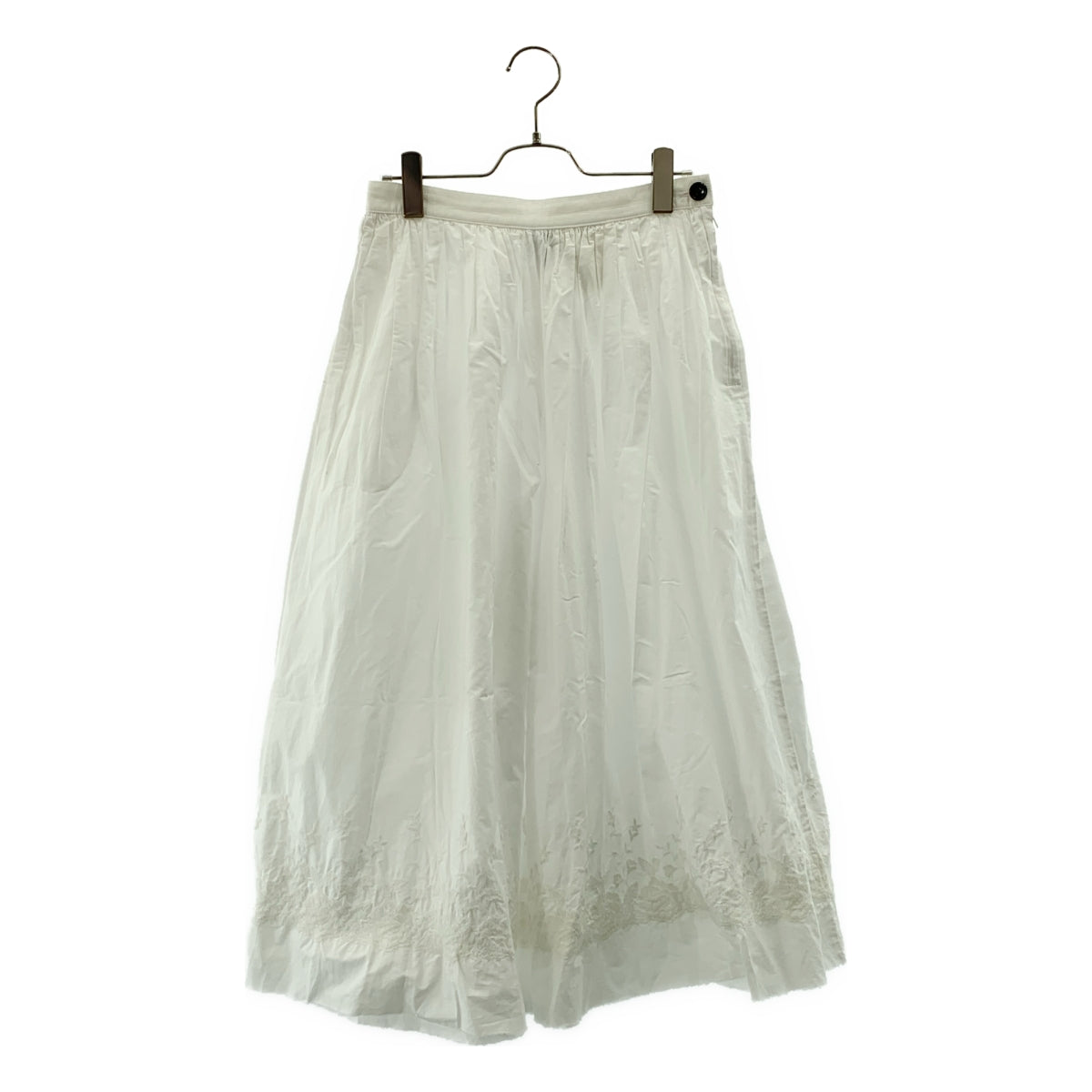 tricot COMME des GARCONS / トリココムデギャルソン | 2014SS | コットン カットオフ ギャザー ワイド パンツ | M | ホワイト | レディース