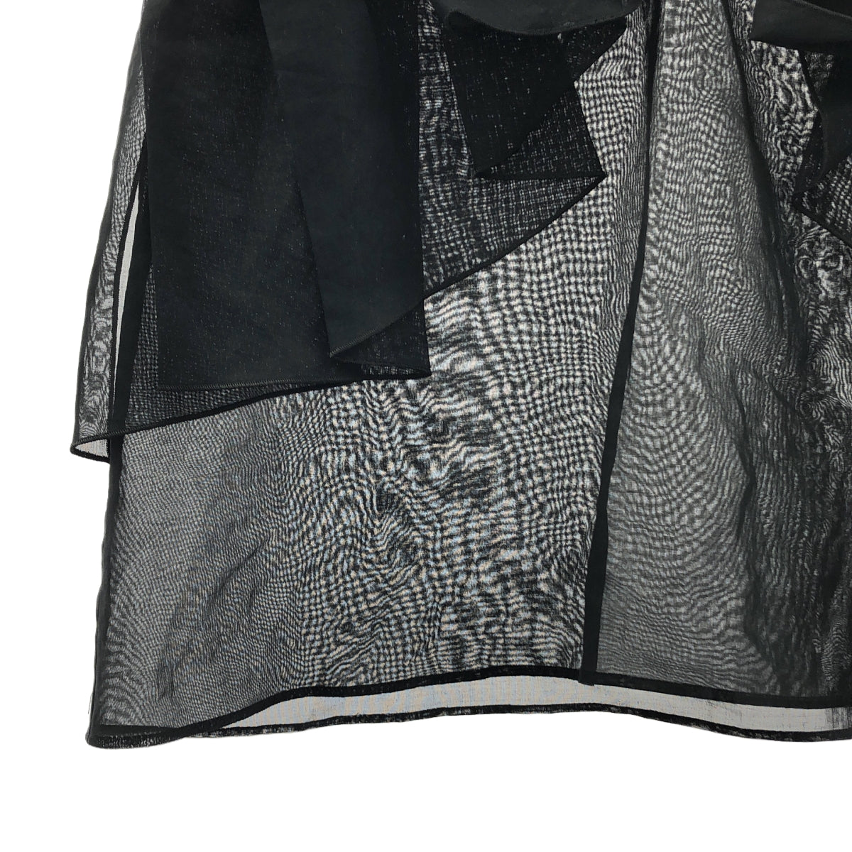 CYCLAS / 시클라스 | 코튼 시어 프릴 블라우스 | F | 여성