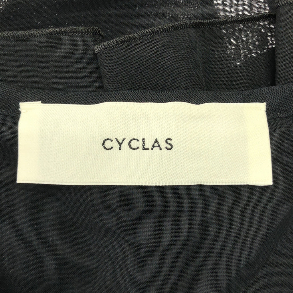 CYCLAS / 시클라스 | 코튼 시어 프릴 블라우스 | F | 여성