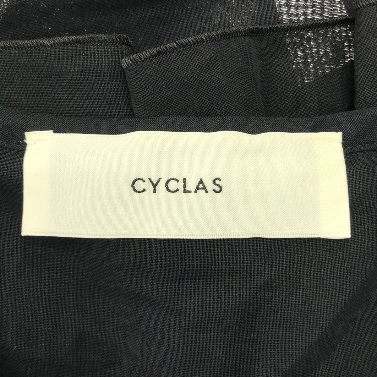 CYCLAS / 시클라스 | 코튼 시어 프릴 블라우스 | F | 여성