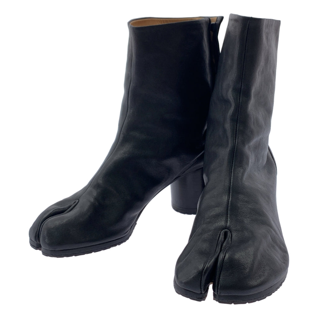 Maison Margiela / メゾンマルジェラ | TABI ANKLE BOOTS H60 レザー 足袋 アンクルブーツ 6cmヒール | 39 |