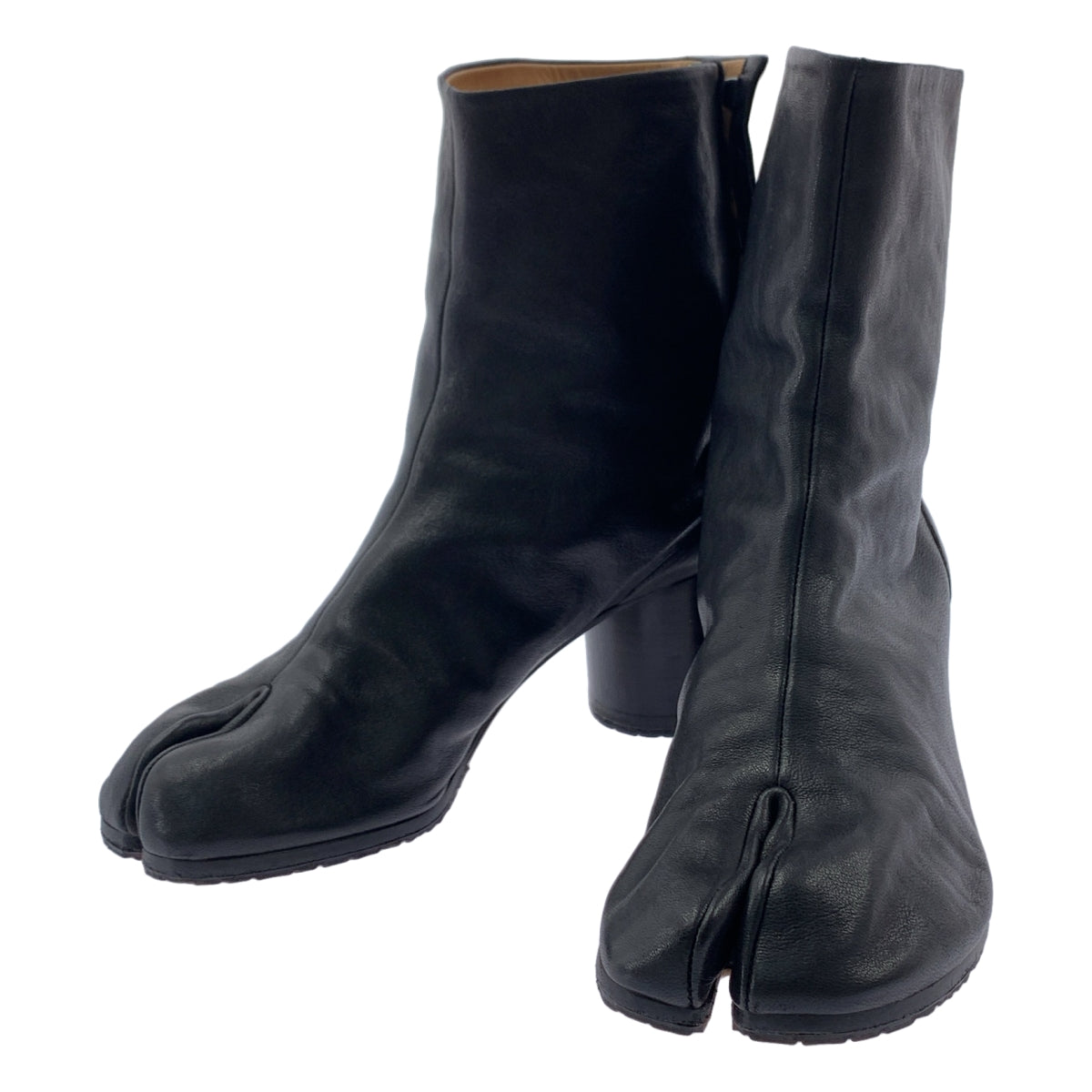 Maison Margiela | Tabi 踝靴 H60 皮革 Tabi 踝靴，6 公分鞋跟 | 尺寸 39 | 女款