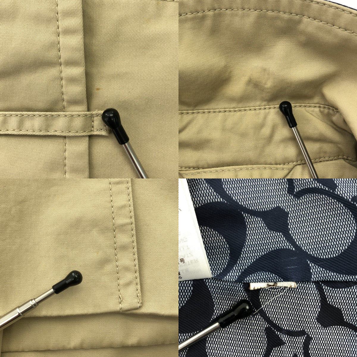 ２３区４２　　イエロー ダブルブレスト トレンチコート COACH イエロー ダブルブレスト トレンチコート