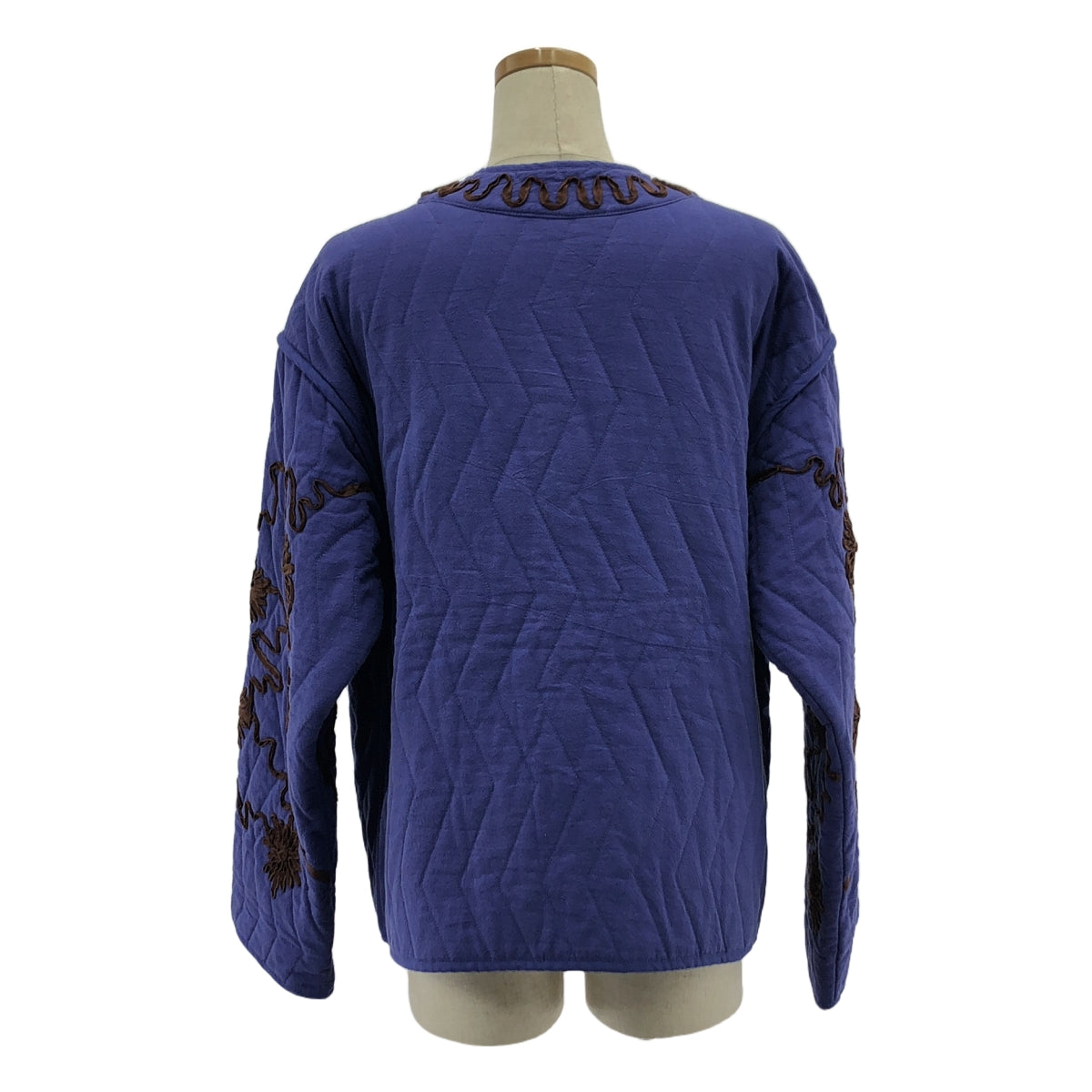 薩拉瑪麗卡 / 薩拉瑪麗卡 | DEEPIKA TAPE EMB JACKET 刺繡絎縫夾克 | F |紫色/棕色|女性的