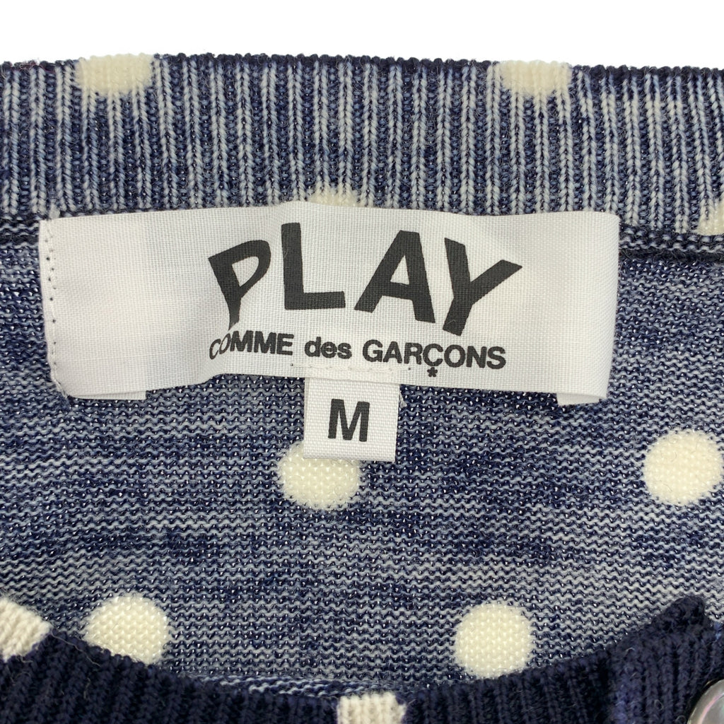 PLAY COMME des GARCONS / 플레이 콤 데 갤슨 | AD2013 | 울 도트 하트로고 와펜