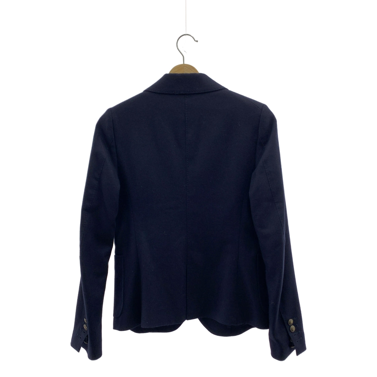 HELIOPOLE | x Loro Piana / 金色羈扣羊毛羊絨西裝外套 | 36碼 | 海軍藍 | 女款