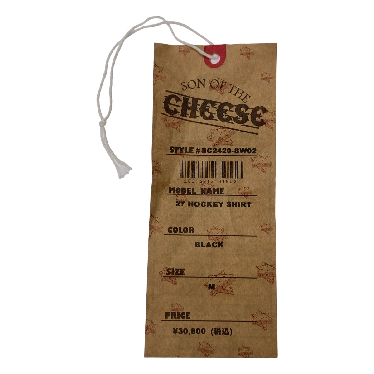 【新品】  SON OF THE CHEESE / サノバチーズ | 2024AW | 27 HOCKEY SHIRT Vネック ホッケー スウェット | M | ブラック | メンズ