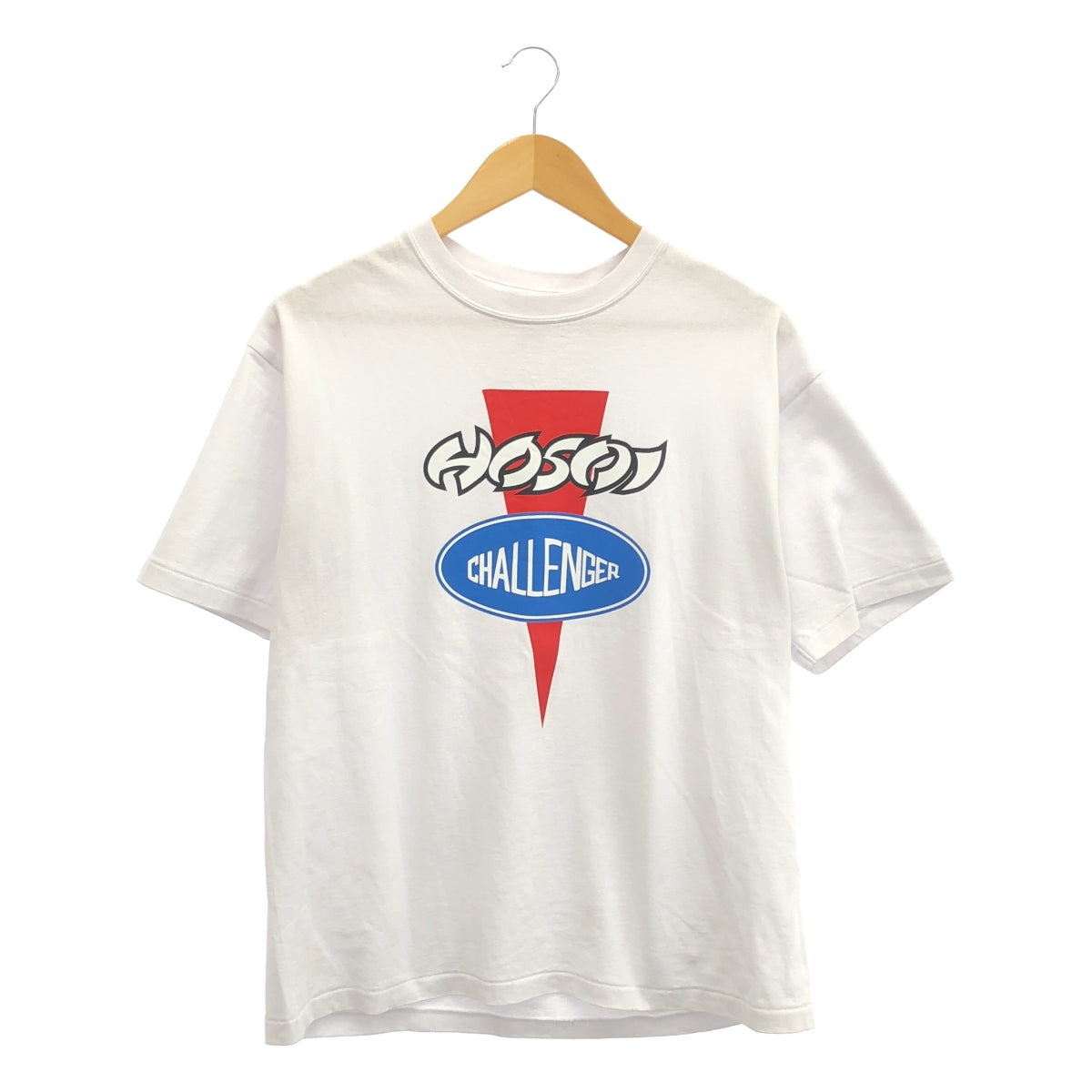 [狀況極佳] CHALLENGER | 2024SS | HOSOI FRONT LOGO S/S TEE Christian Hosoi T卹 | 小尺寸 | 白色 | 男款