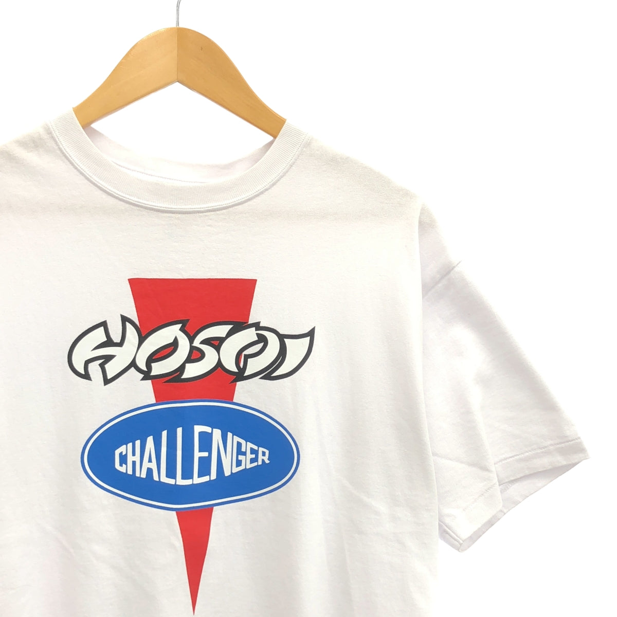 [狀況極佳] CHALLENGER | 2024SS | HOSOI FRONT LOGO S/S TEE Christian Hosoi T卹 | 小尺寸 | 白色 | 男款