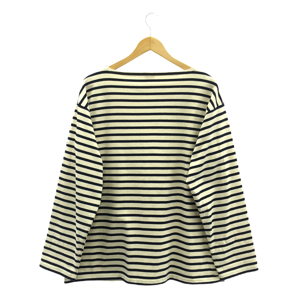 ORCIVAL / オーチバル | コットンボーダーカットソー | 7 | ネイビー | レディース