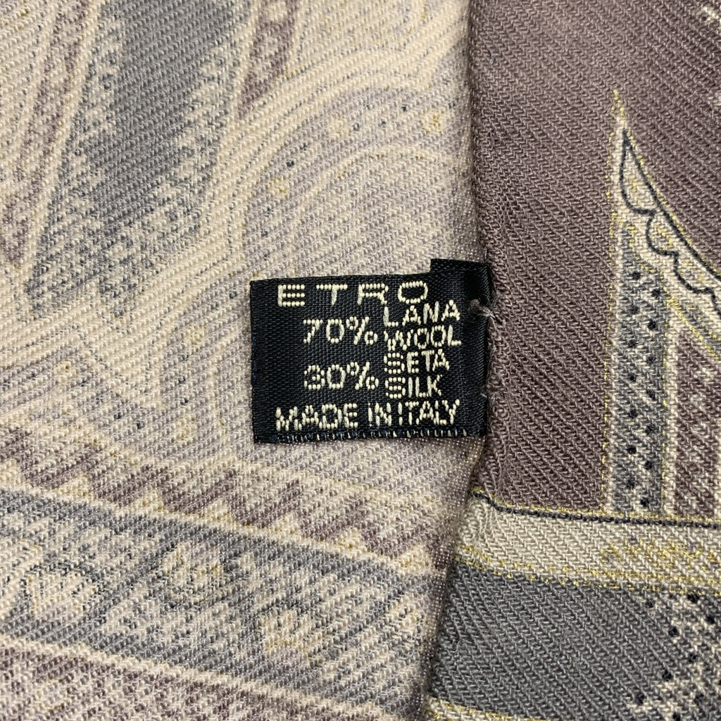ETRO / 에트로 | 페이즐리 무늬 대형 스톨 스카프 |
