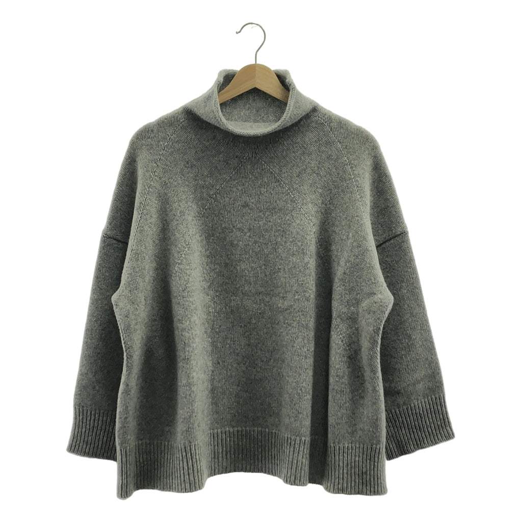 【美品】  SEA / シー | ウール カシミヤ ハイネック ニット セーター | F | グレー | レディース