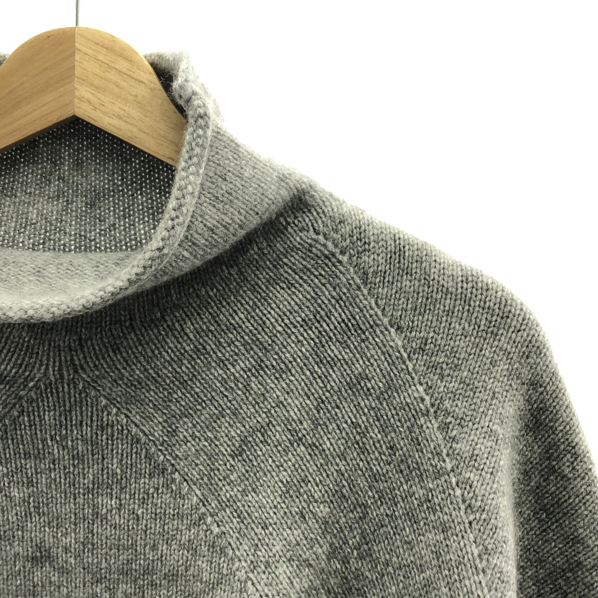 【美品】  SEA / シー | ウール カシミヤ ハイネック ニット セーター | F | グレー | レディース