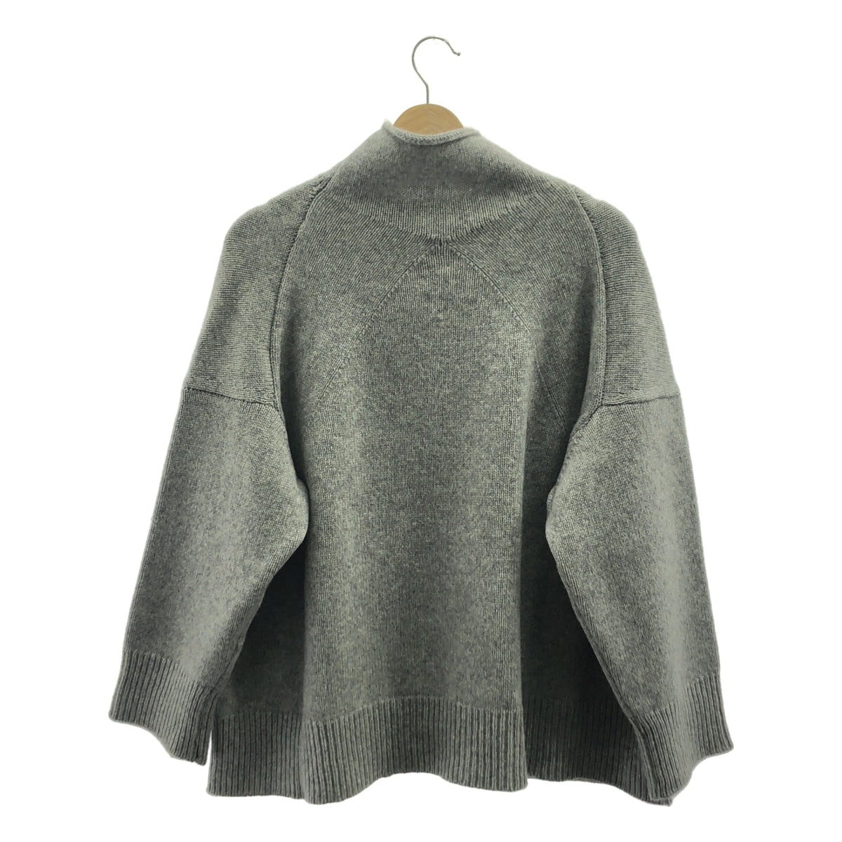 【美品】  SEA / シー | ウール カシミヤ ハイネック ニット セーター | F | グレー | レディース