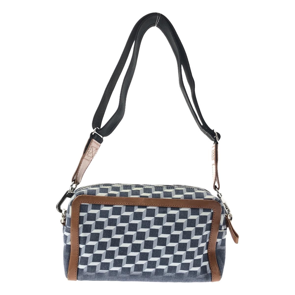 PIERRE HARDY | MAX CUBE BOX Camera Bag Shoulder Bag | Blue/Brown | Women's