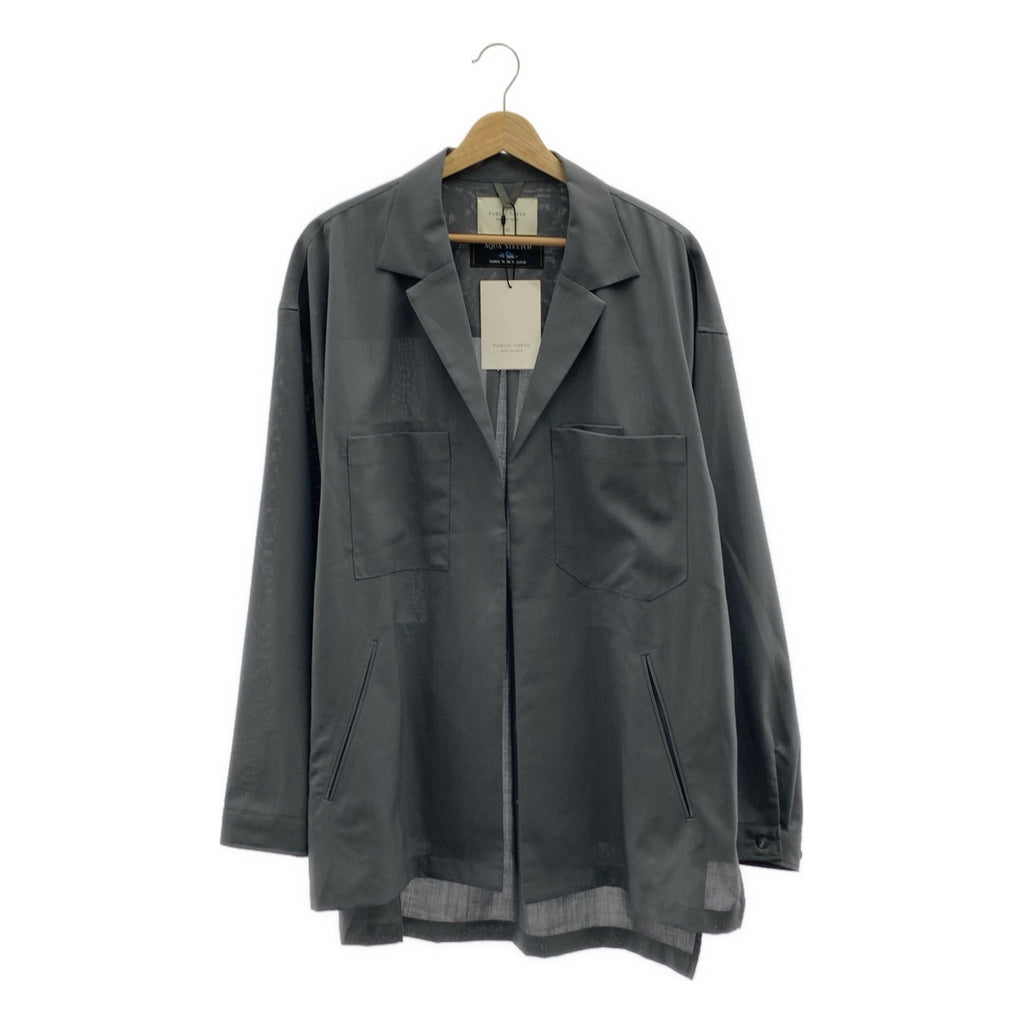 PUBLIC TOKYO / パブリックトウキョウ | AQA STRETCH アクアストレッチ テーラードジャケット | 3 | メンズ