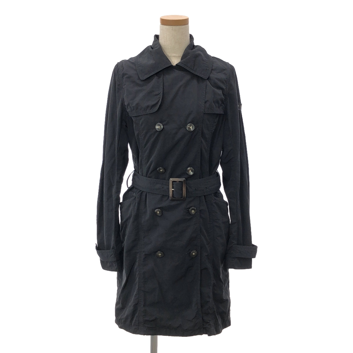 TATRAS | 2-way nylon product dyed trench coat with down liner | 01 | Black | Women's