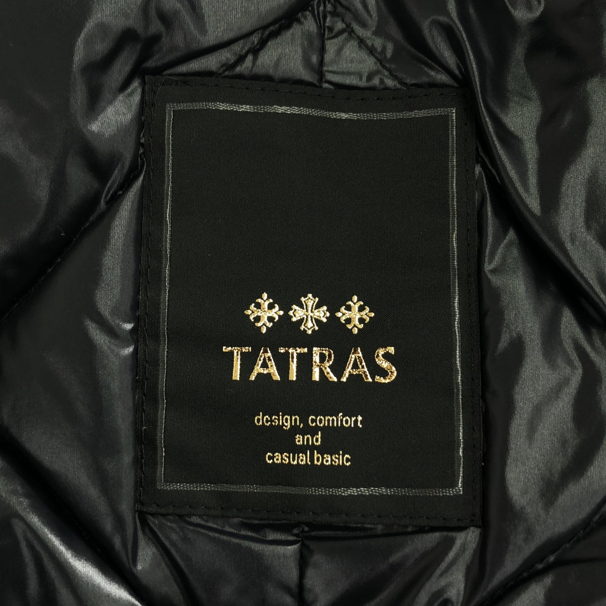 TATRAS | 2-way nylon product dyed trench coat with down liner | 01 | Black | Women's