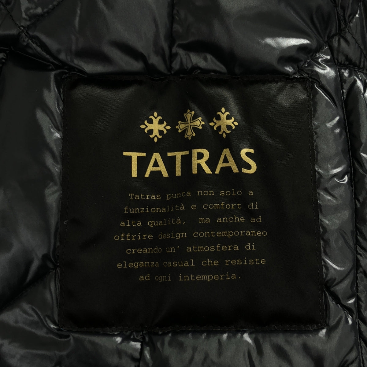 TATRAS | 2-way nylon product dyed trench coat with down liner | 01 | Black | Women's