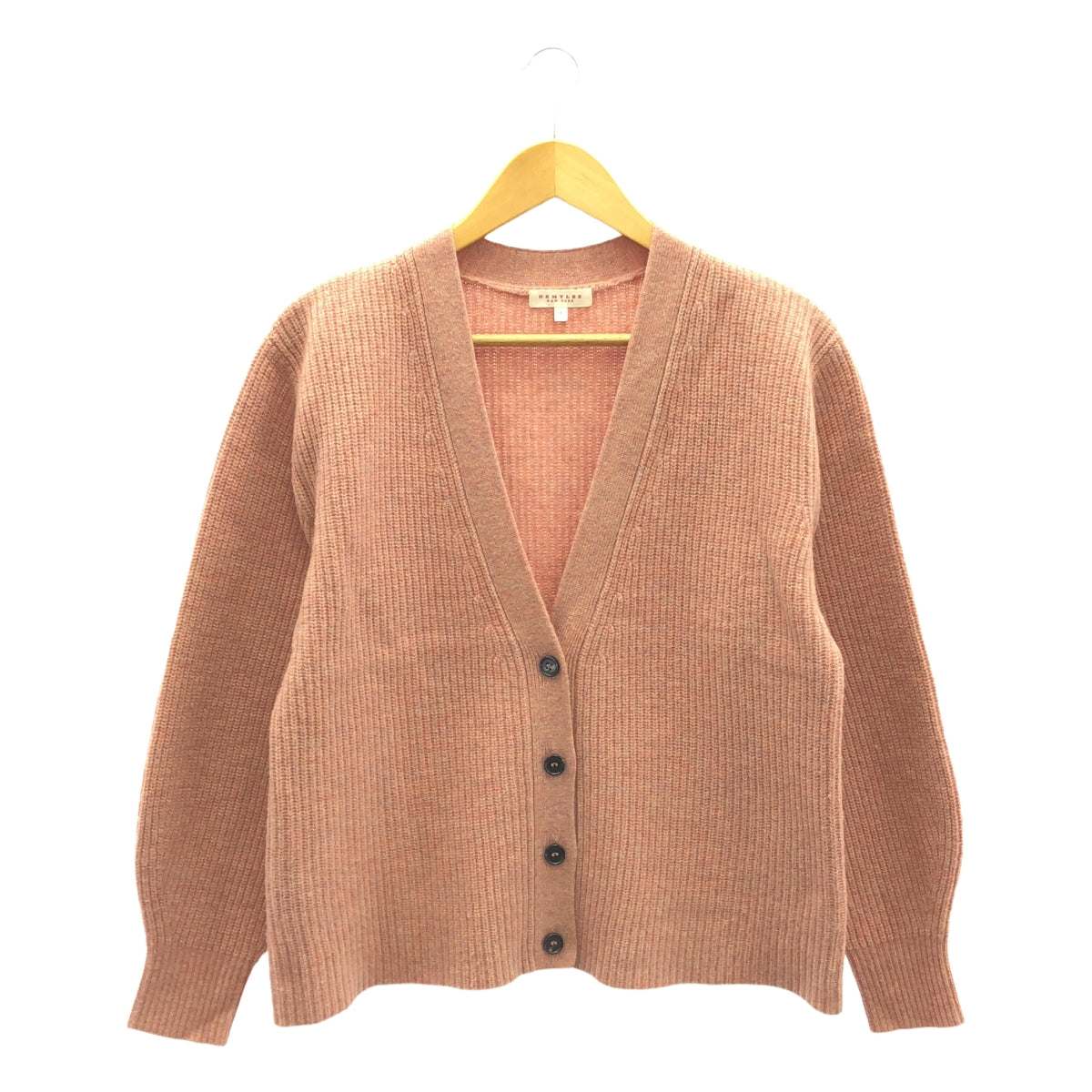 【미품】 DEMYLEE / 데밀리 | 오버 니트 가디건 | S | 핑크 | 여성