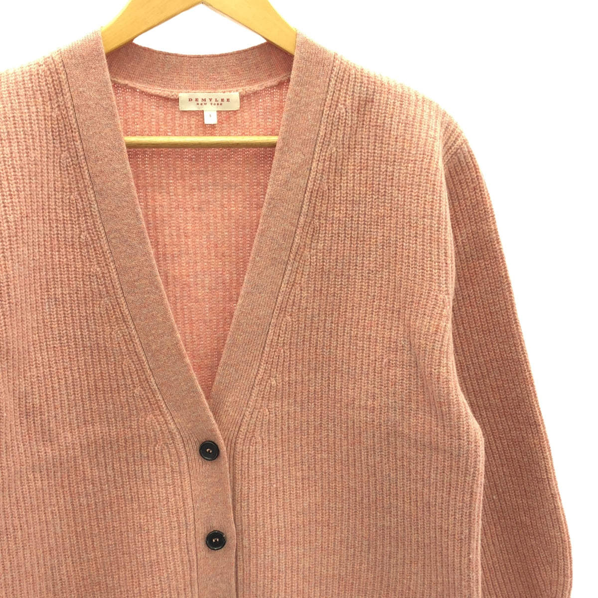【미품】 DEMYLEE / 데밀리 | 오버 니트 가디건 | S | 핑크 | 여성