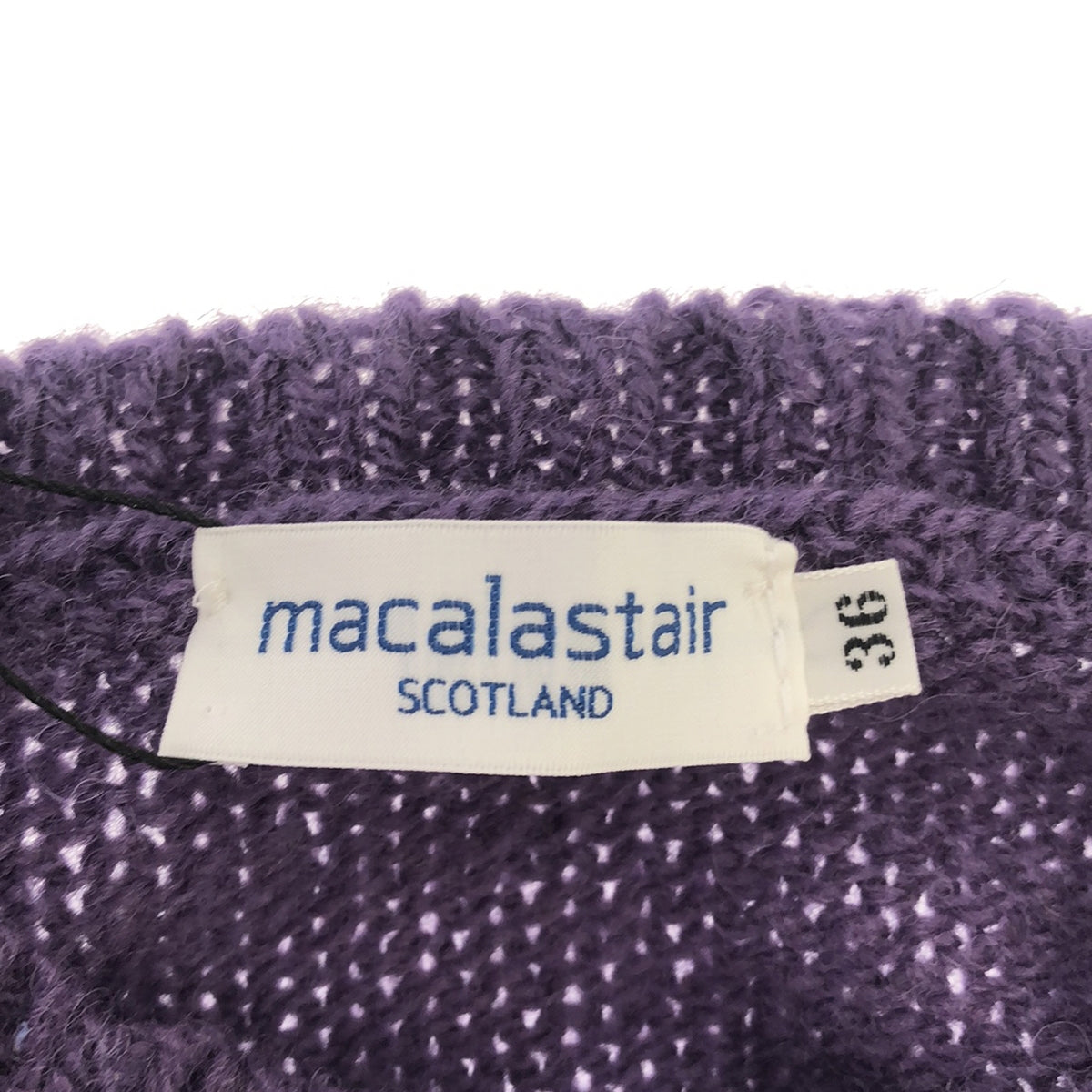 macalastair / Macalaster | Wool crew neck knit | 36 | Purple | Women's