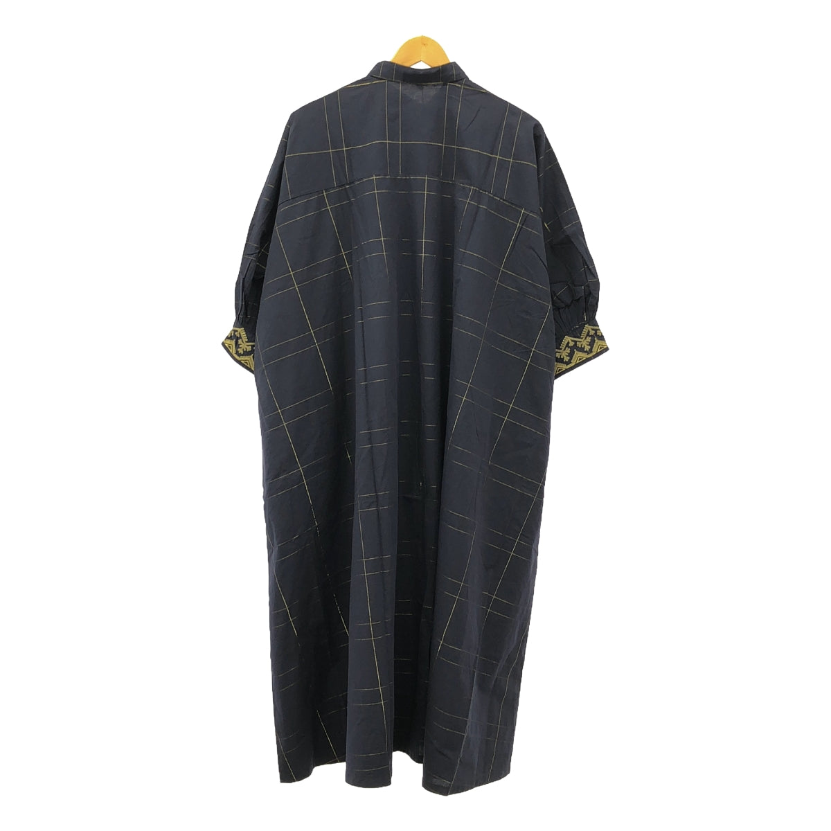 Spick and Span | 2022SS | ne Quittez pas Poplin Check EMB Shirt Dress | F | Women's