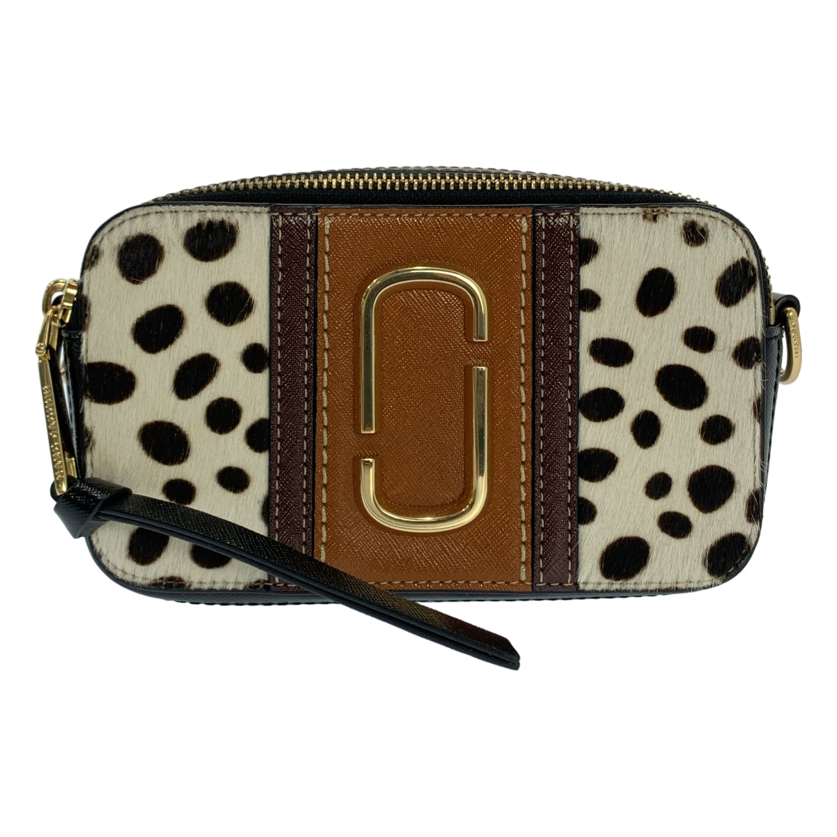 MARC JACOBS / マークジェイコブス | SNAPSHOT / スナップショット 2way ショルダー付き ハラコ レザー ダルメシアン カメラ  バッグ |