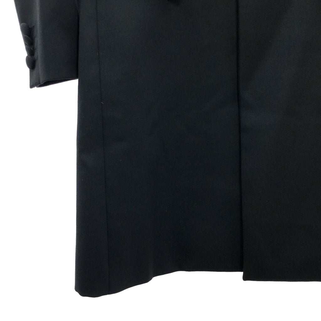[狀況極佳] JUNYA WATANABE COMME des GARÇONS / Junya Watanabe | 2014 秋冬 | 羊毛切斯特菲爾德大衣 | M碼 | 黑色 | 女款