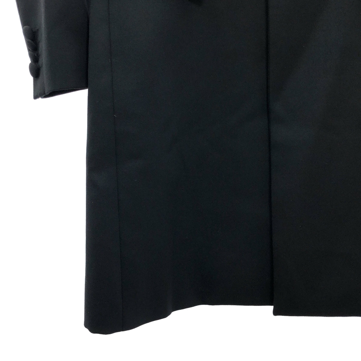 【美品】  JUNYA WATANABE COMME des GARCONS / ジュンヤワタナベ | 2014AW | ウール チェスターコート | M | ブラック | レディース