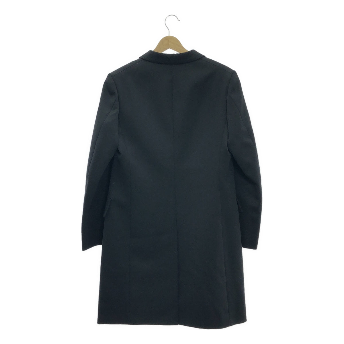 【美品】  JUNYA WATANABE COMME des GARCONS / ジュンヤワタナベ | 2014AW | ウール チェスターコート | M | ブラック | レディース