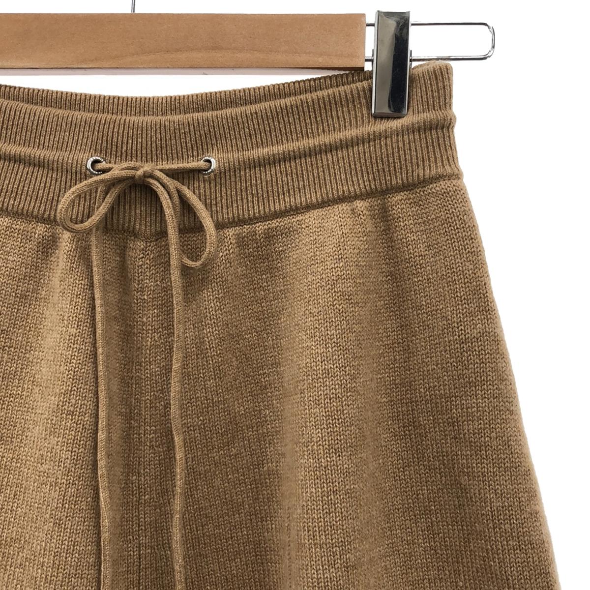 CELINE | by Hedi Slimane Cashmere Knit Wide Culottes | M | Beige | Women's