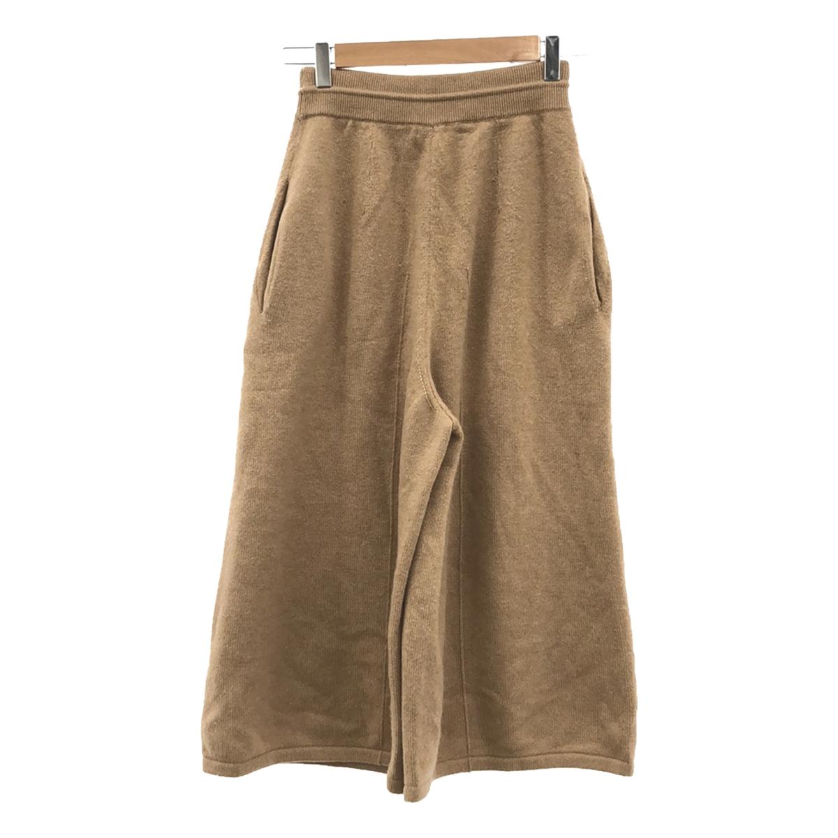 CELINE | by Hedi Slimane Cashmere Knit Wide Culottes | M | Beige | Women's