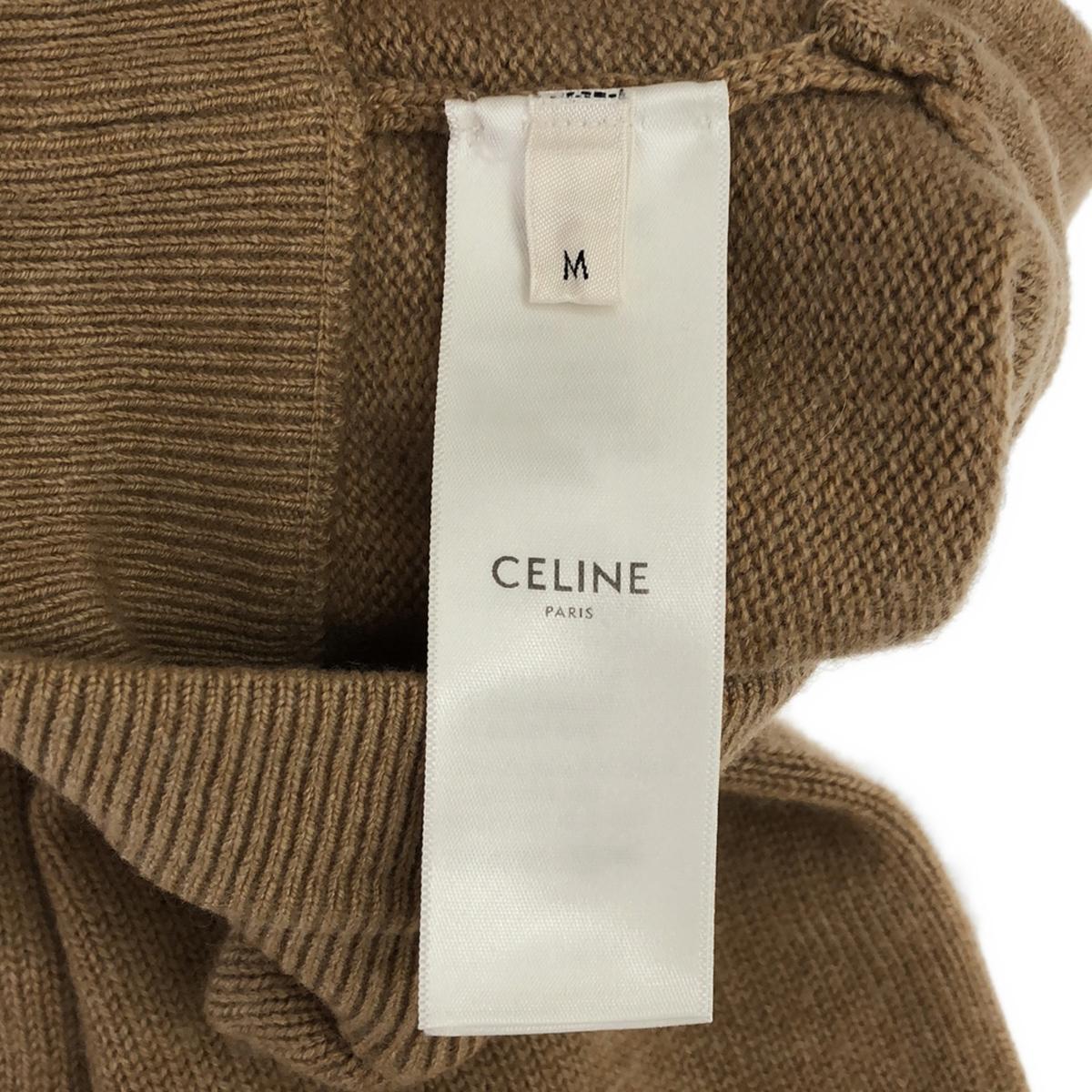 CELINE | by Hedi Slimane Cashmere Knit Wide Culottes | M | Beige | Women's