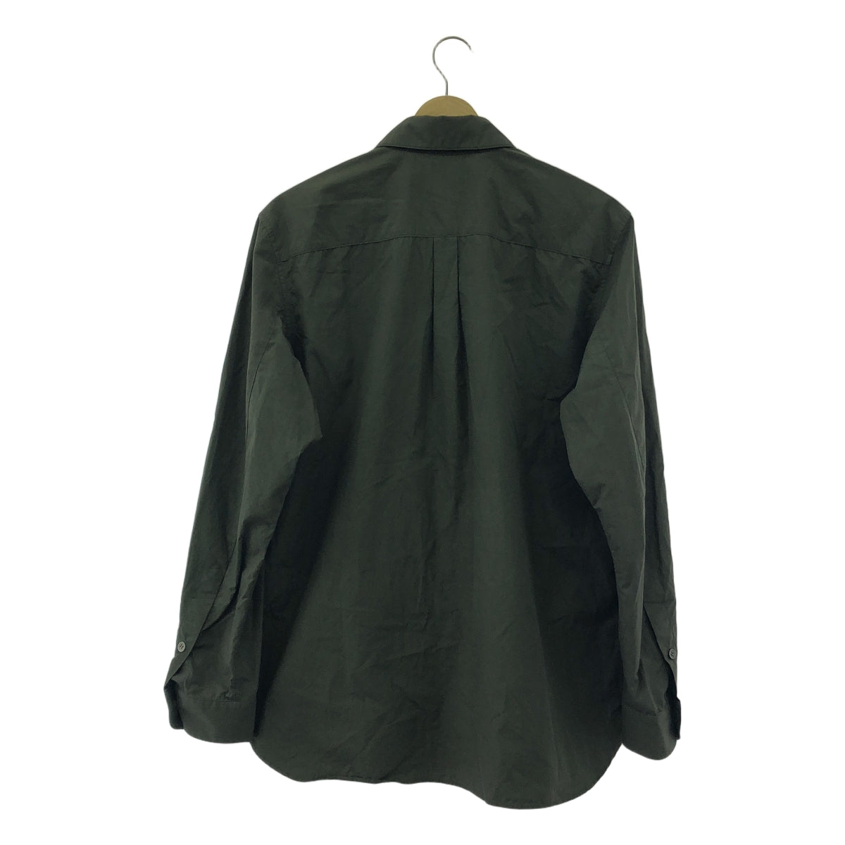 山內 | 2020秋冬 |棉質常規領襯衫 | 4 |綠色 |男士