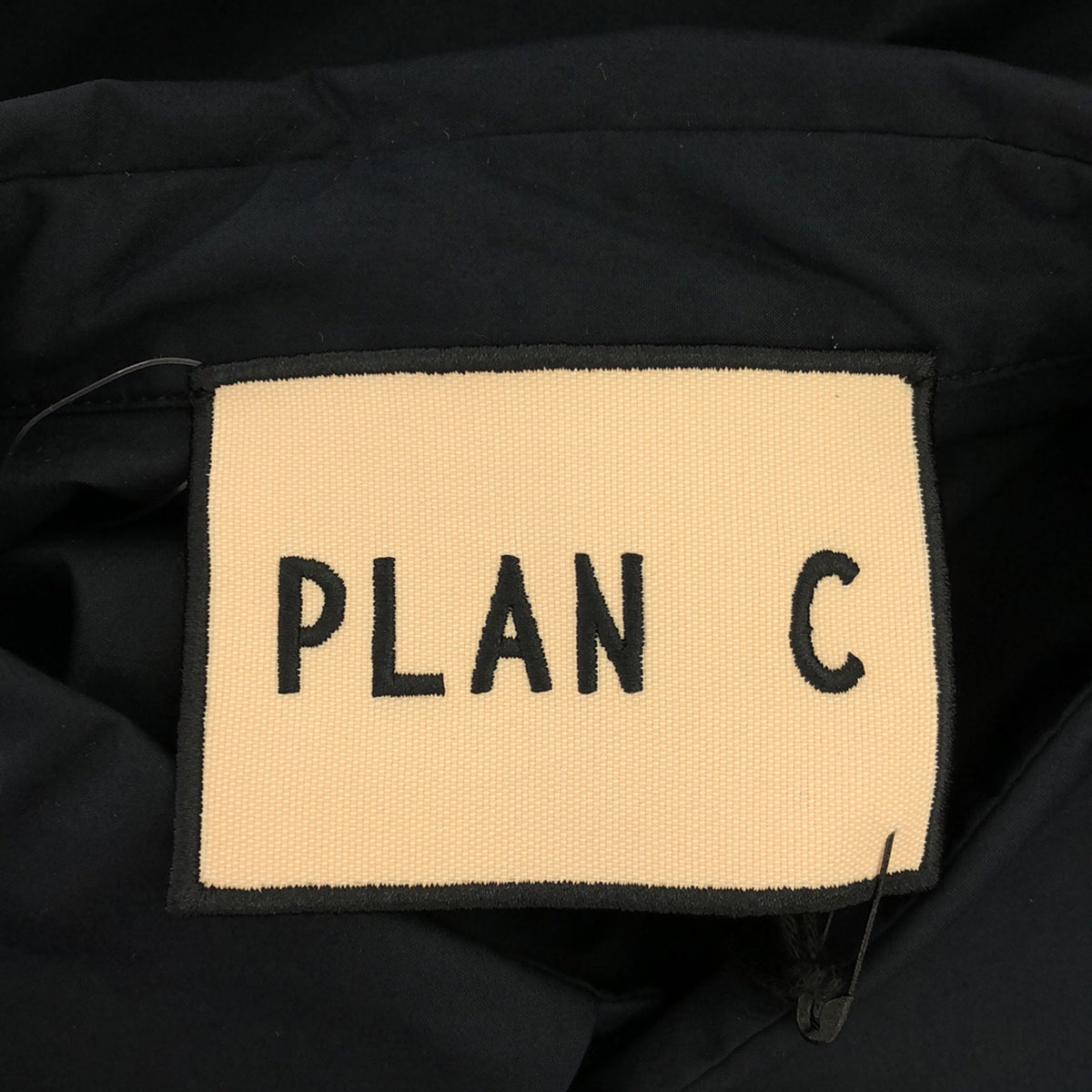 【美品】  Plan C / プランシー | COTTON SHIRT DRESS ワンピース | 36 | ネイビー | レディース