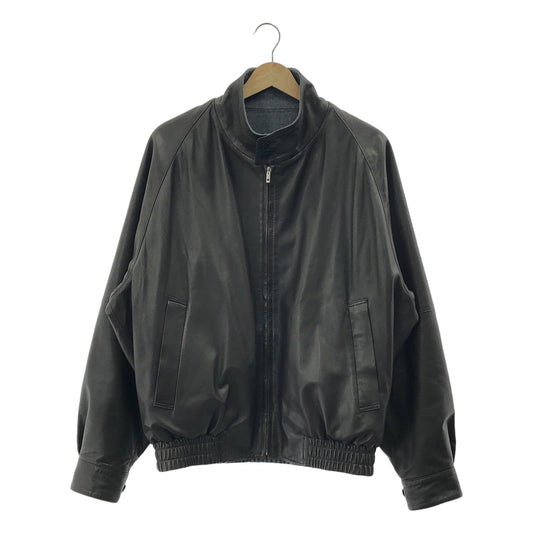 MAATEE &amp; SONS / 마티 &amp; 샌즈 | 2023AW | MAC GLOVE LEATHER SHORT JK 글로브 가죽 짧은 재킷 리버시블 | 2 | 남성