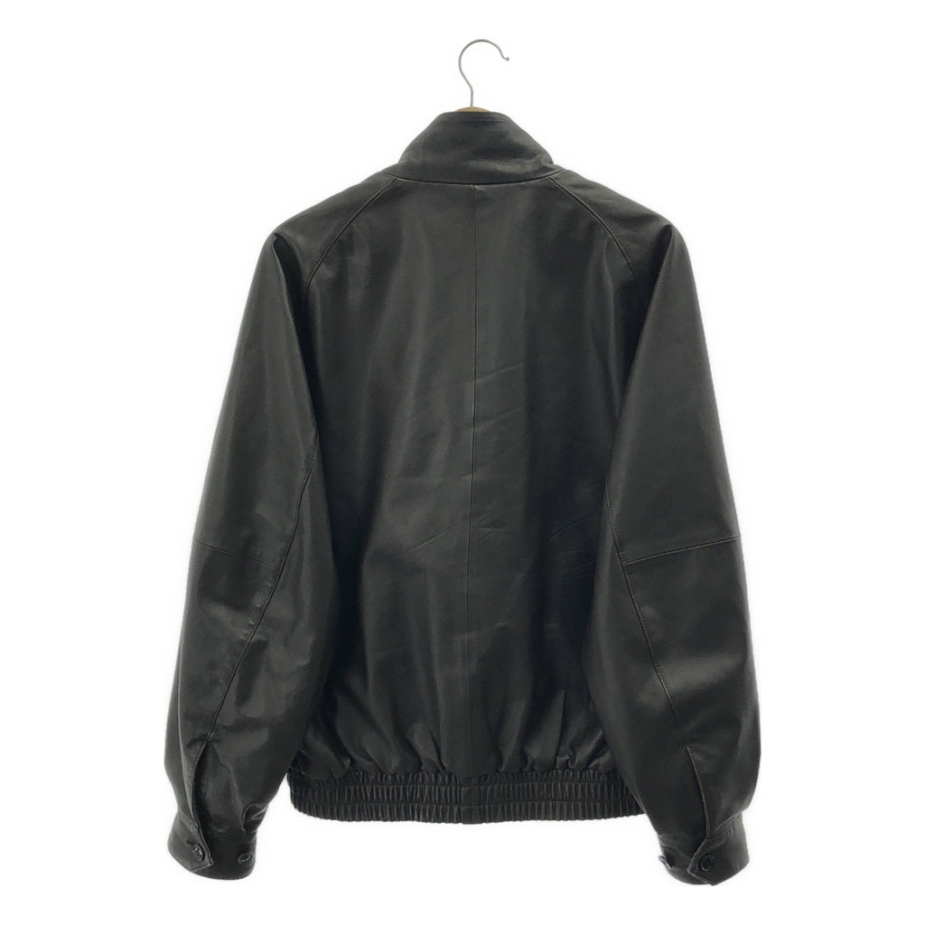 【美品】  MAATEE&SONS / マーティー&サンズ | 2023AW | MAC GLOVE LEATHER SHORT JK グローブレザー ショートジャケット リバーシブル | 2 | ダークブラウン / グレー | メンズ
