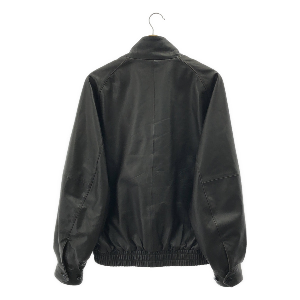【美品】  MAATEE&SONS / マーティー&サンズ | 2023AW | MAC GLOVE LEATHER SHORT JK グローブレザー ショートジャケット リバーシブル | 2 | ダークブラウン / グレー | メンズ