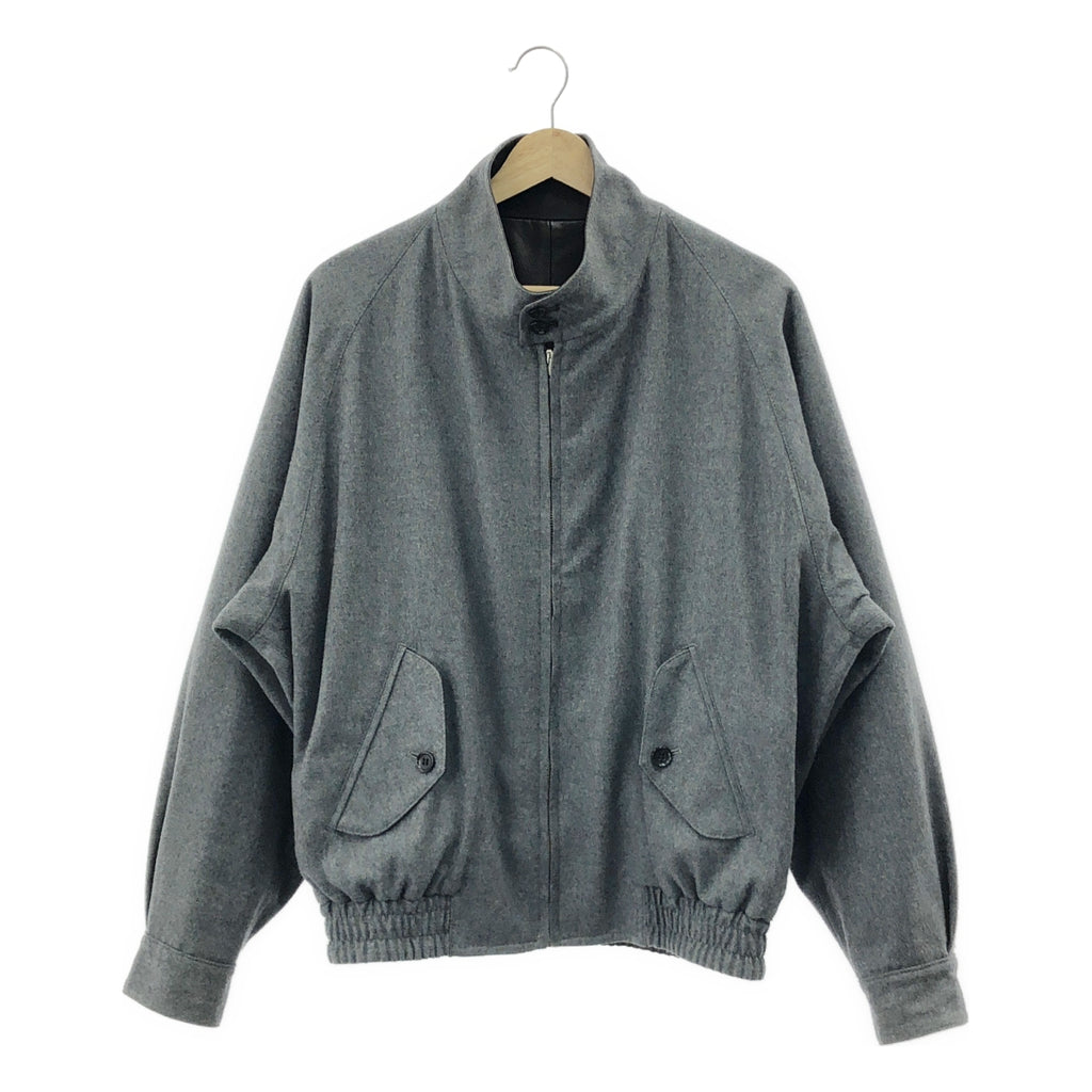 【美品】  MAATEE&SONS / マーティー&サンズ | 2023AW | MAC GLOVE LEATHER SHORT JK グローブレザー ショートジャケット リバーシブル | 2 | ダークブラウン / グレー | メンズ
