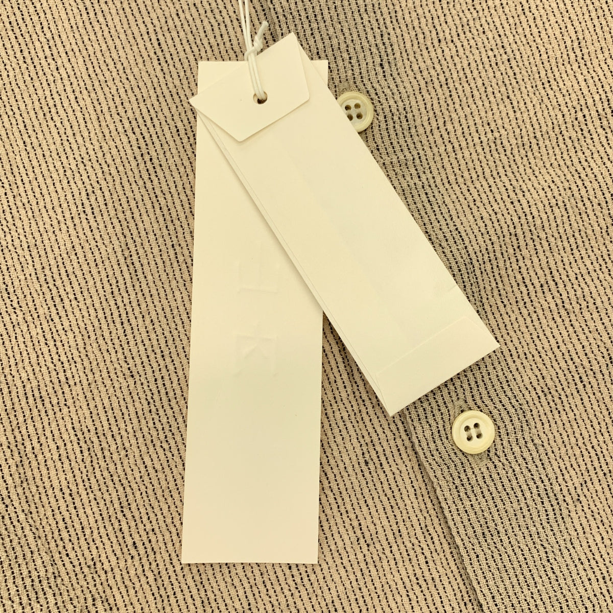 山內 | 2023春夏 | 棉質薄紗條紋襯衫 | 4碼 |