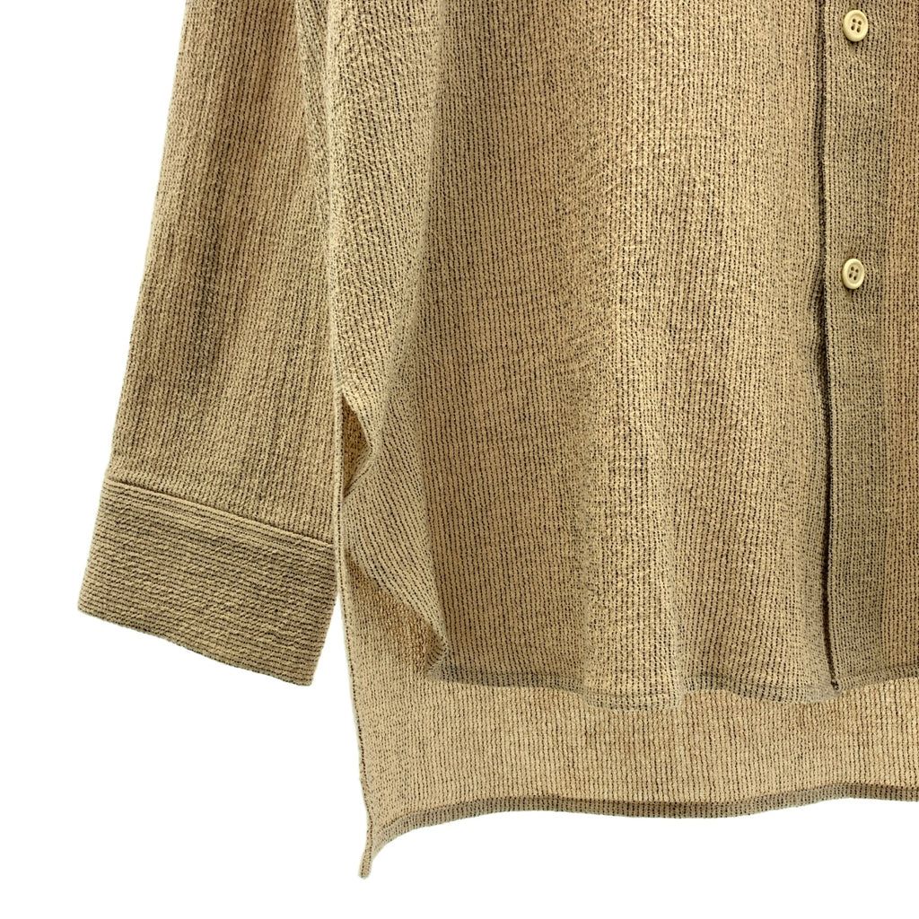 山內 | 2023春夏 | 棉質薄紗條紋襯衫 | 4碼 |