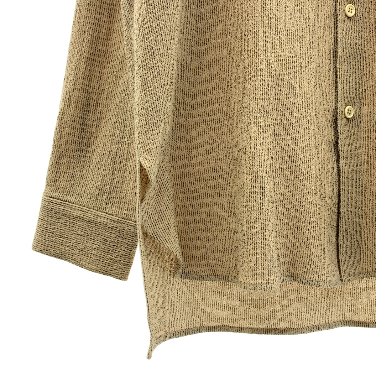 山內 | 2023春夏 | 棉質薄紗條紋襯衫 | 4碼 |