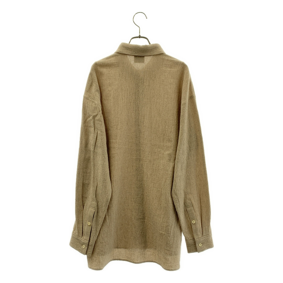 山內 | 2023春夏 | 棉質薄紗條紋襯衫 | 4碼 |