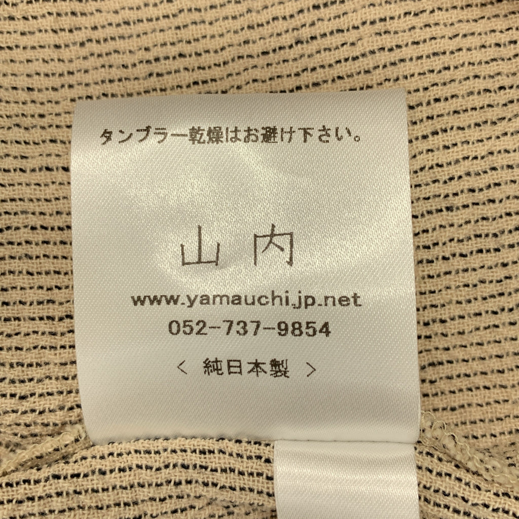 山內 | 2023春夏 | 棉質薄紗條紋襯衫 | 4碼 |